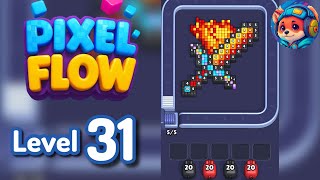 Pixel Flow Level 31 Walkthrough & Solution 🧩✨ 