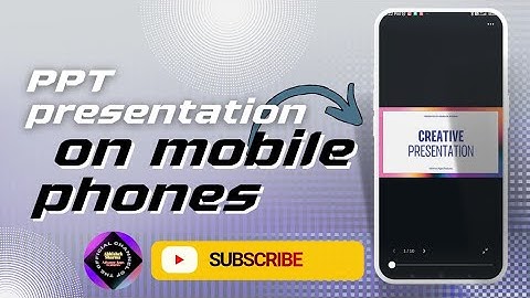 PPT presentation on mobile phones | PPT presentation mobile se kaise banaye |
