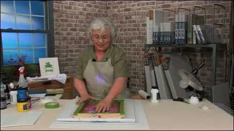 How To Screenprint Flowers in Silkscreening With T...