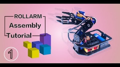 DIY Control Robot Arm Kit Rollarm for Arduino - Assembly Tutorial 01 Assembling