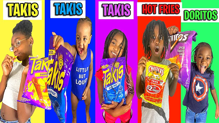 LAST TO STOP EATING SPICY CHIPS WINS MYSTERY PRIZE **Kids Went Crazy**