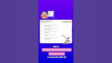 Get your custom business plan fast with AI!! #aitools #aiforbusiness #gpt