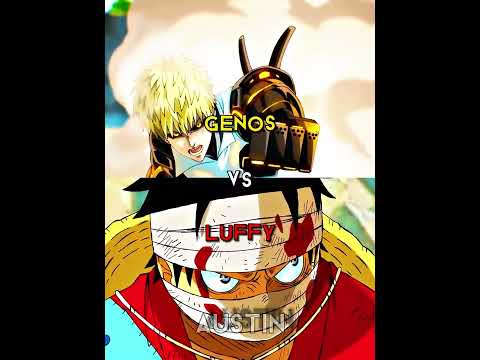 Luffy vs Genos🔥