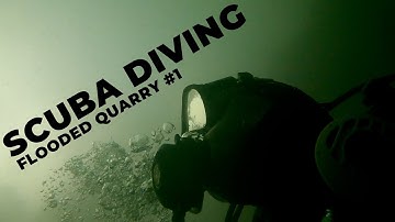 SCUBA DIVING | FLOODED QUARRY | CZECHIA #1 🤿