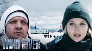 'Armed Stand Off at the Drilling Camp' Scene | Wind River