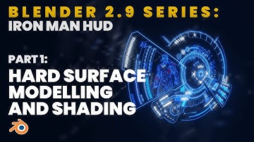 Iron Man HUD Series - Blender 2.83 VFX - Episode 1 - Modelling and Shading