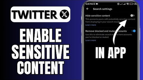 Enable Sensitive Content On Twitter X | iOS & Android