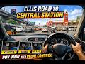 Chennai Traffic POV Drive 🚗 Ellis Road to Central | Clutch Brake Accelerator Control for Beginners