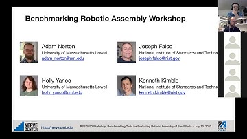 RSS 2020 Workshop on Benchmarking Robotic Assembly - Introduction