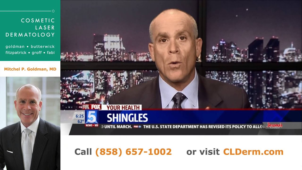 Banner for Symptoms and Prevention for Shingles | San Diego Dermatology | Dr. Goldman