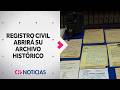 Abrirán las "Bóvedas secretas" del Archivo Histórico del Registro Civil en el Día de los Patrimonios