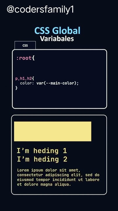 #coding #html #webdesign Css global variables #css #global #variable # ...
