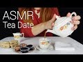 Me  you tea for two  asmr  tapping eating fabric