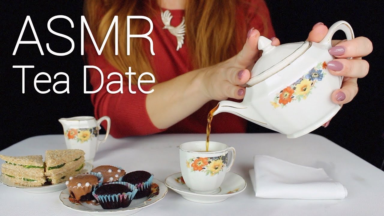 Me & You Tea For Two ASMR Tapping, Eating, Fabric YouTube