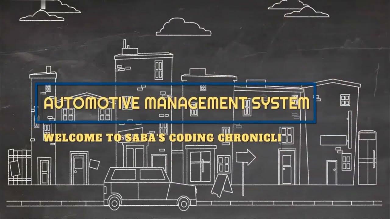 My first semester final project (Automotive Management system ) YouTube