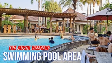 PALM BEACH RESORT JEPARA ⁉️ Swimming Pool Area Directly See the Beach @Walkingkamera