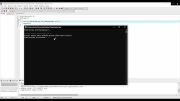 Algoritma Pemrograman - Mengenal Pemrograman C dan editor  DevC++ 5.11 dan cara membaca error