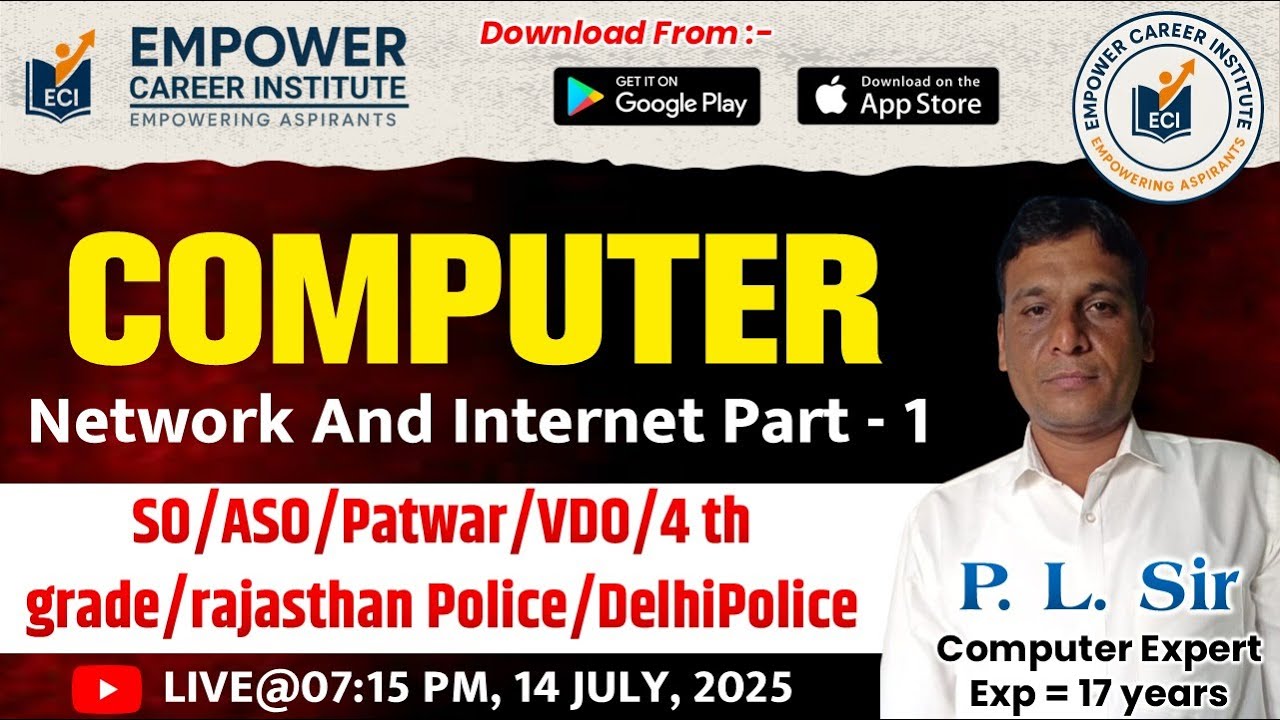 COMPUTER ( Network and Internet) PART - 1   , Empower Career Institute