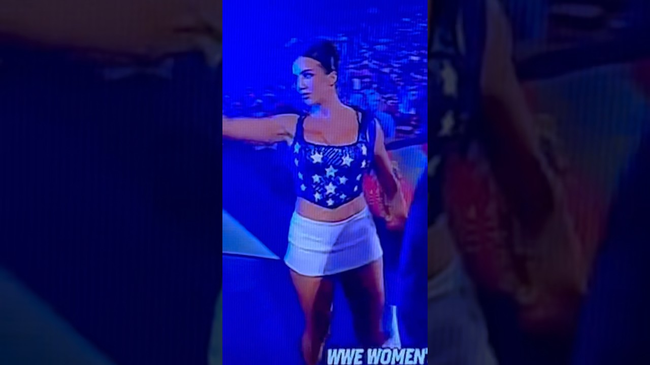 Former US Champion Chelsea Green & her Secret Hervice’s Entrance 7/4/25 Smackdown