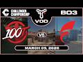 100 Thieves (100T) vs FOKUS | Parken Challenger Championship S2 | #BO3 | @TrottahCS [ #cs2 #vod ]