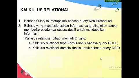 2E Formal Query Language, Perancangan Basis Data