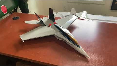 Foam Board Fantasy F-18 Maverick Edition DIY Build