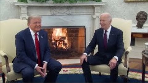 Трамп встретился с Байденом в Белом доме