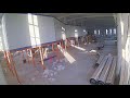 Installation process site of the electrostatic powder coating line
