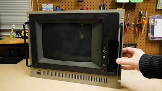 This IBM Industrial Rackmount Monitor Enclosure