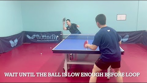 Forehand Loop around the Net with Coach Bob - 2600+ USATT