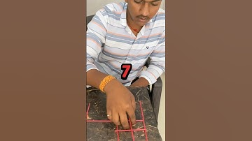 Move 2 sticks and make 7 square challenge #shorts