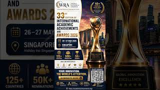 33rd Edition of International Academic Achievements and Awards | 26–27 May 2026