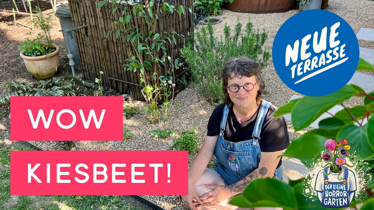 So wird deine Terrasse zum Hingucker - integriere ein kleines Kiesbeet mit großem WOW-Effekt!