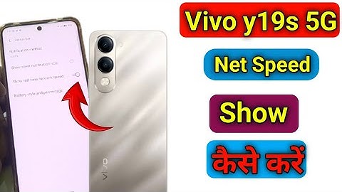 vivo y19s 5g net speed show/vivo y19s me net speed kaise dekhe/network speed setting/vivo y19 mobile