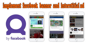 How to implement facebook banner and interstitial ad||Facebook ad tutorial||Audience network