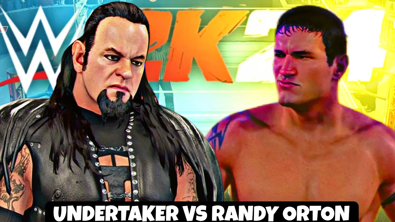 👉🏻 WWE 2K24 - Old Undertaker VS Old Randy Ortan Full Match | [4K 60FPS]