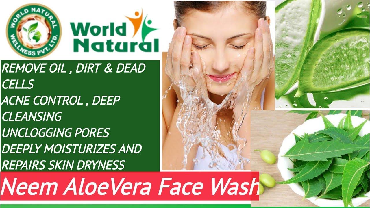 Herbal Face Wash Neem & Aloevera Face Wash YouTube