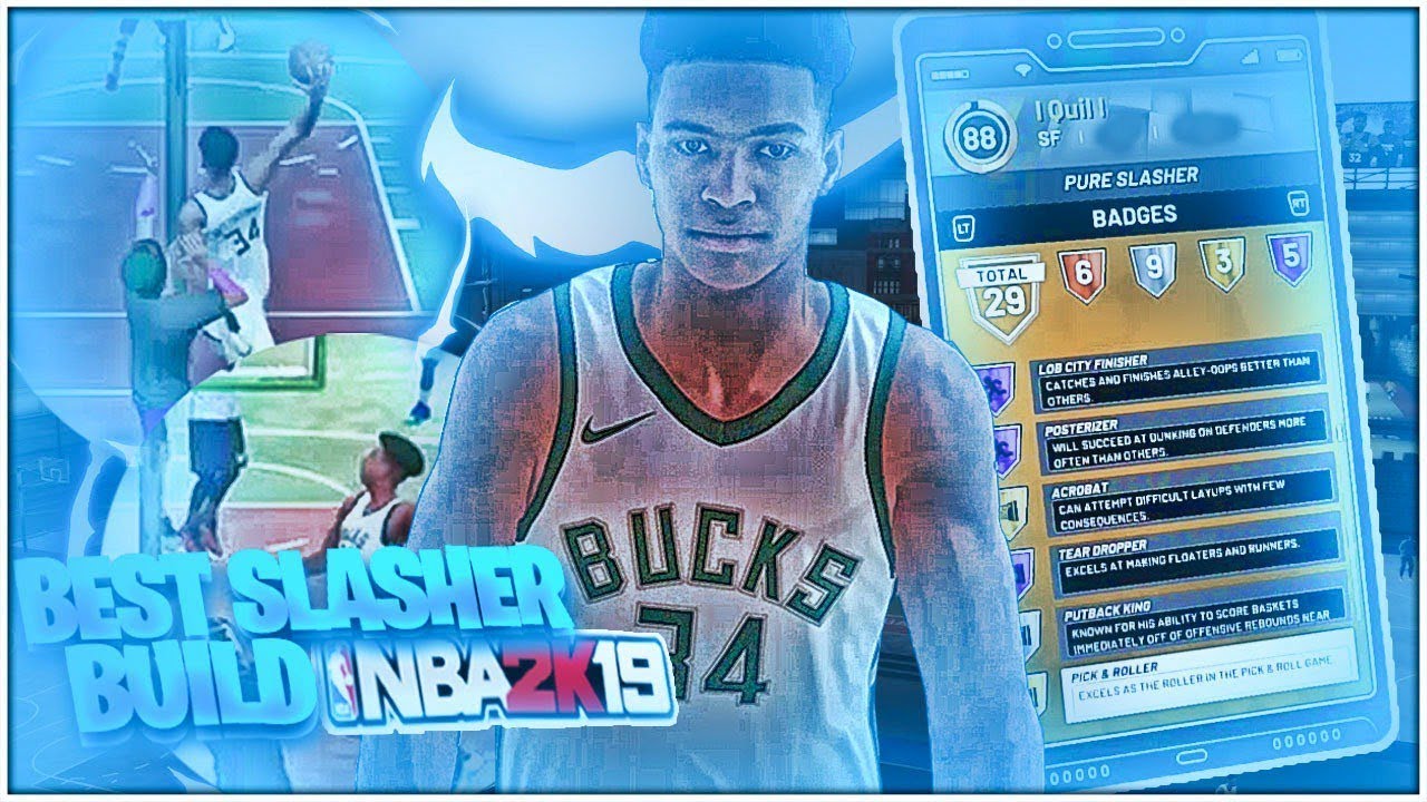 MOST OVERPOWERED SLASHER BUILD ON NBA 2K19! 99 CONTACT DUNK + HALL OF FAME POSTERIZER!