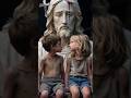 Jesus Wept While Children Pray 🙏 #Shorts #jesus #Faith #Prayer #Christian