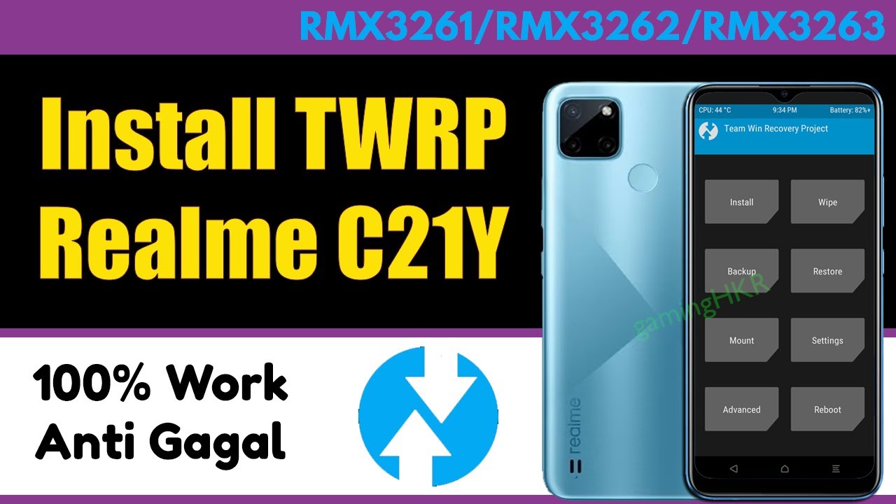Cara Pasang TWRP Realme C21Y (RMX3261 / RMX3262 / RMX3263) Terbaru ...