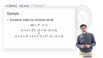 Matemática Discreta - Divisores de un número. Algoritmo - Jesús Soto