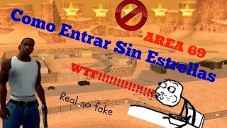 AREA 51 O 69. COMO ENTRAR SIN ESTRELLAS GTA SA. SIN TRUCOS NI MODS