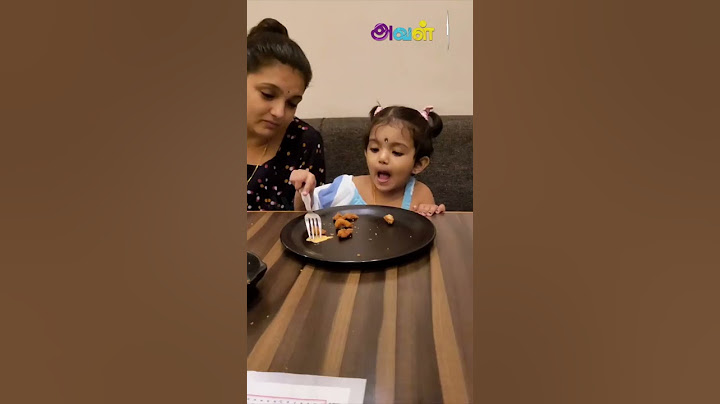 🥰அம்மா ஆ சொல்லுங்க Taste -ஆ இருக்கா 😋 | Actress Saranya Mohan With Her Daughter Cute Video | #Shorts
