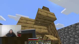 Minecraft hardcore survival part 51 progress on the new potenstial home