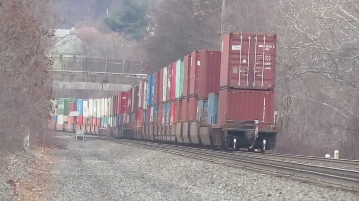 21E and 21G past CP RADE (Grapeville, PA) FT BNSF ...