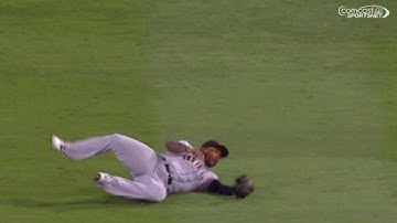 SF@LAD: Byrd steals hit with great sliding grab