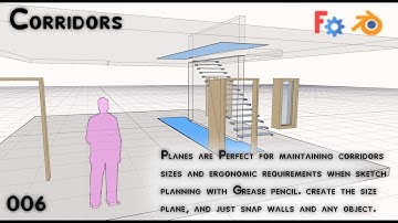 006 - Blender & Freecad Arch Workflow - Corridors