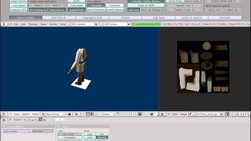 Blender (2.49b)  game engine GLSL toon shading test