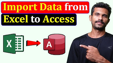 Importing Data from Microsoft Excel to Microsoft Access