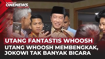 Disinggung Utang Kereta Whoosh yang Membengkak Jokowi Hanya Tersenyum | OneNews Update